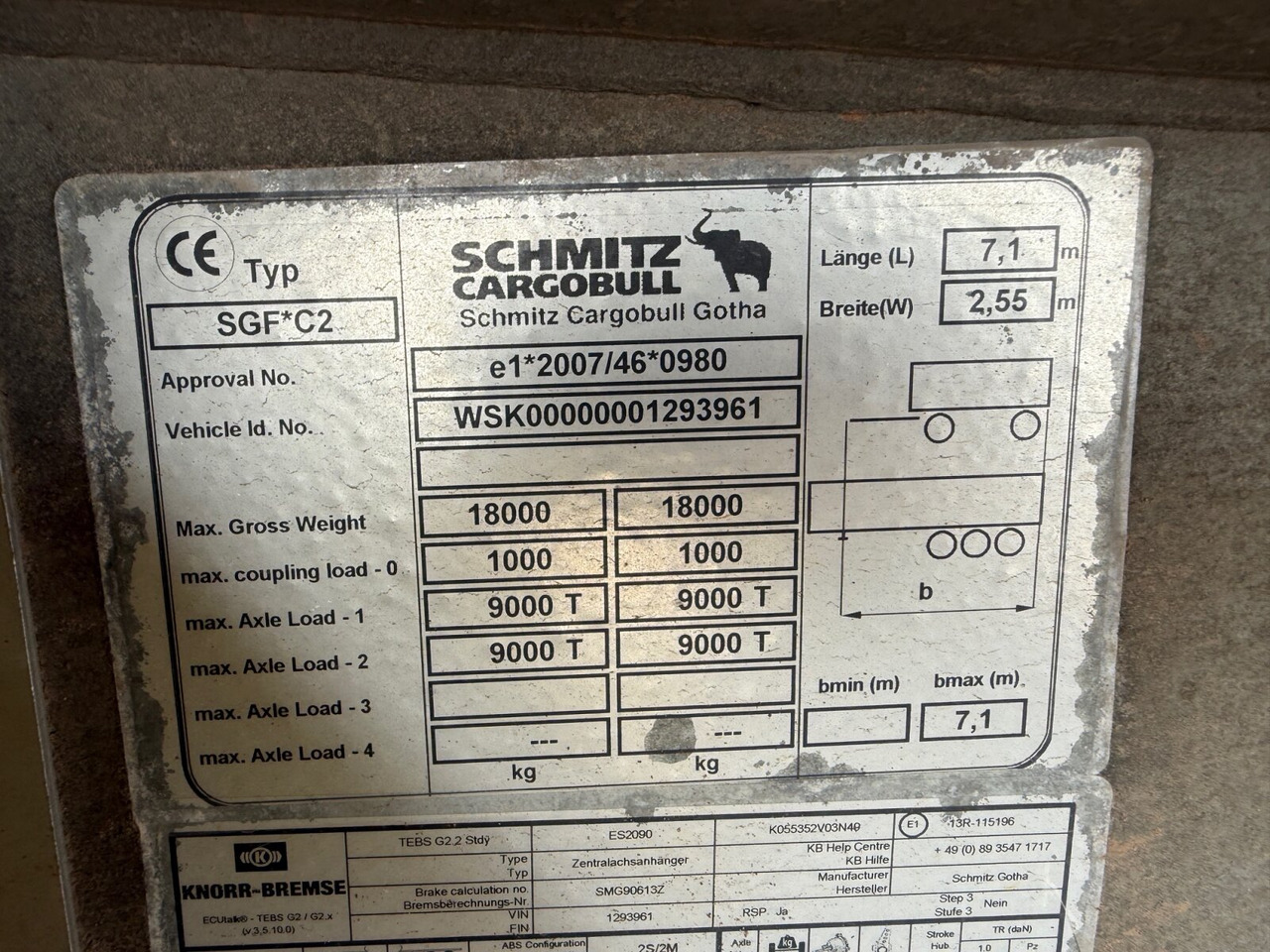 Schmitz Cargobull ZKI 18-4.9 ZKI 18-4.9, Alu-Bordwände, ca. 10m³ - Prikolica istovarivača: slika 3 Schmitz Cargobull ZKI 18-4.9 ZKI 18-4.9, Alu-Bordwände, ca. 10m³ - Prikolica istovarivača: slika 3