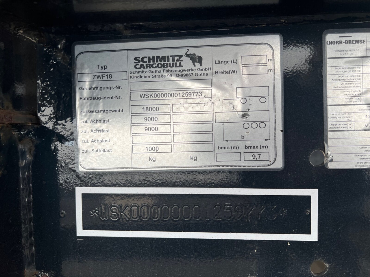 Prikolica sa ceradom Schmitz Cargobull ZWF 18 ZWF 18: slika 10