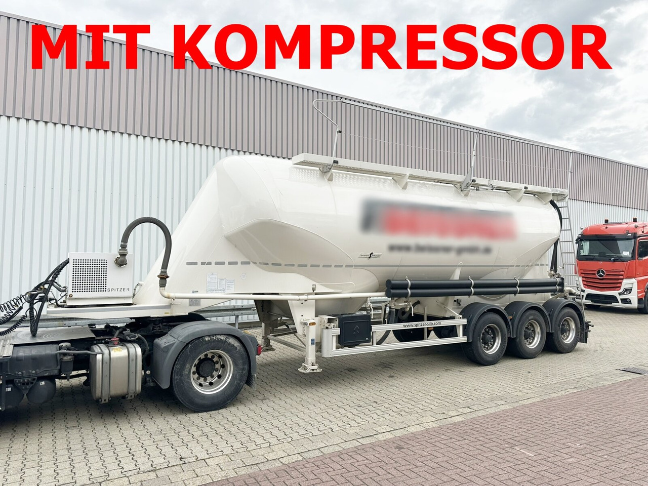 Spitzer SF 2739/2P SF 2739/2P Siloauflieger ca. 39m³, 2x Liftachse - Silo cisterna: slika 1 Spitzer SF 2739/2P SF 2739/2P Siloauflieger ca. 39m³, 2x Liftachse - Silo cisterna: slika 1