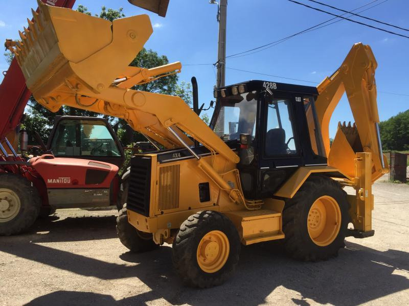 Caterpillar 428 B - Bager utovarivač: slika 1 Caterpillar 428 B - Bager utovarivač: slika 1