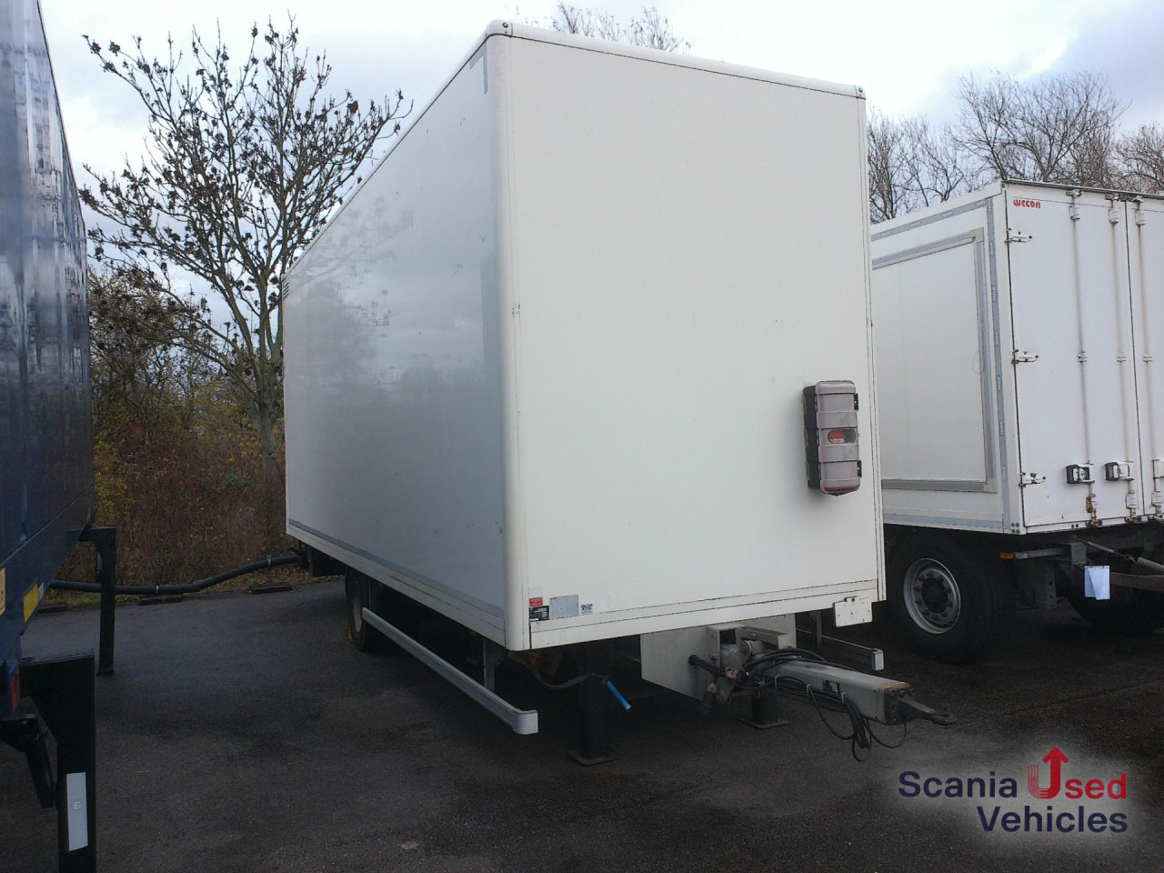 ACKERMANN 1-Achs ZAA mit LBW Dautel DL1500S - Prikolica sa zatvorenim sandukom: slika 1 ACKERMANN 1-Achs ZAA mit LBW Dautel DL1500S - Prikolica sa zatvorenim sandukom: slika 1