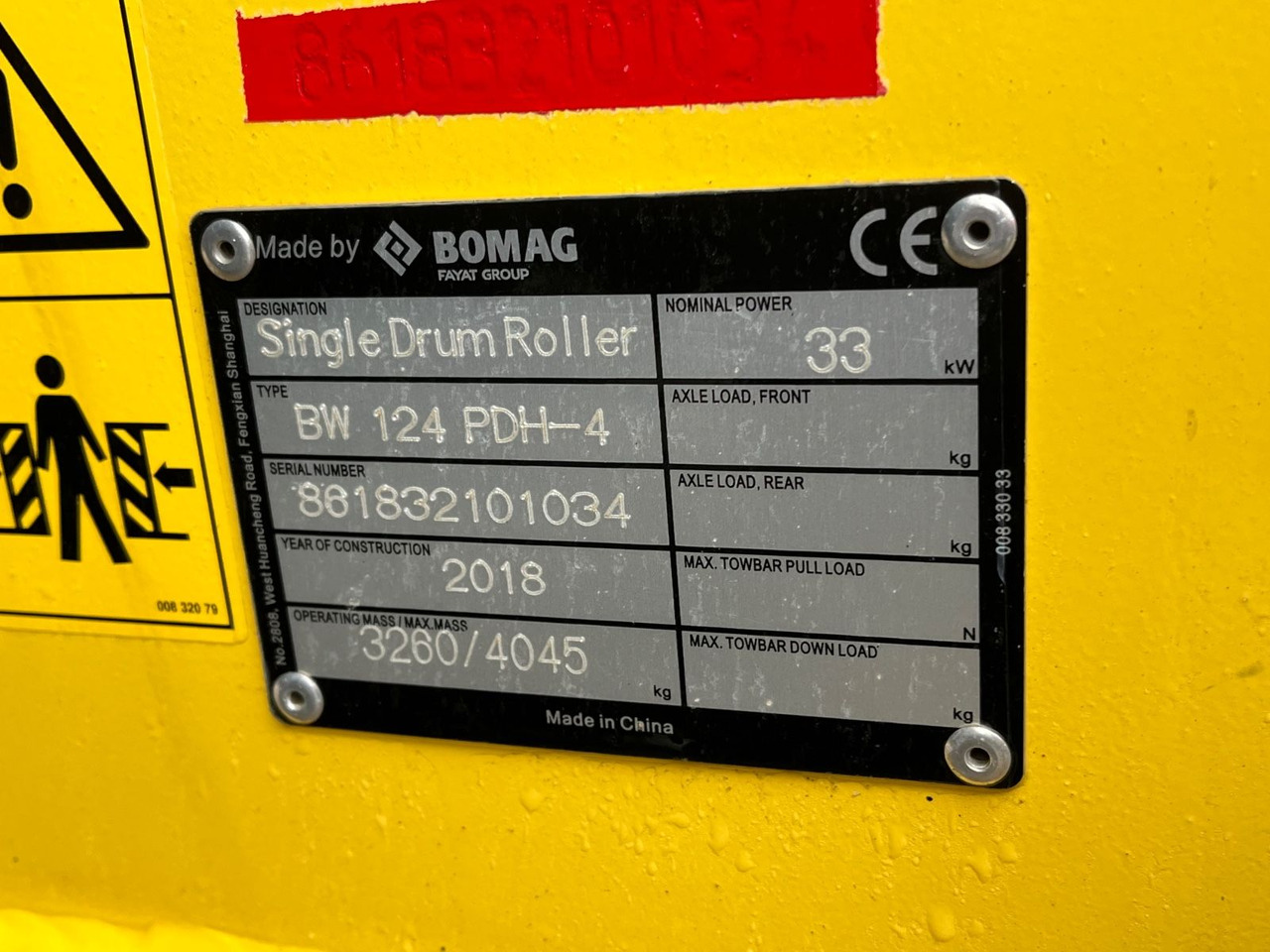 BOMAG Walzenzug BW 124 PDH-4 Planierschild 100 Bstd. - Kompaktor: slika 5 BOMAG Walzenzug BW 124 PDH-4 Planierschild 100 Bstd. - Kompaktor: slika 5