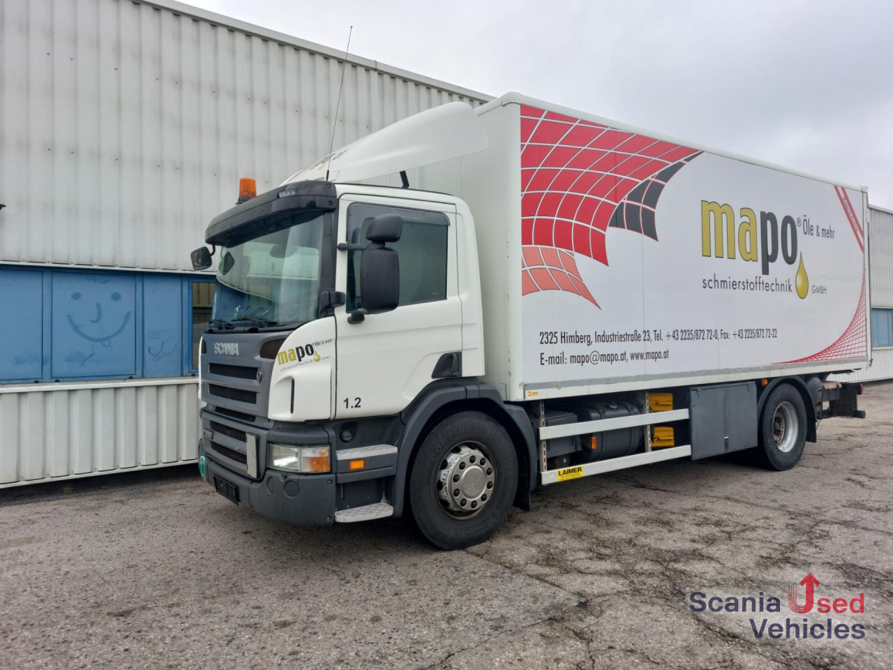 SCANIA P 280 DB4x2MNA Koffer Ladebordwand - Kamion sa zatvorenim sandukom: slika 1 SCANIA P 280 DB4x2MNA Koffer Ladebordwand - Kamion sa zatvorenim sandukom: slika 1