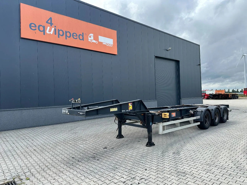 Diversen Turbo's Hoet 20FT HC GOOSENECK ADR CHASSIS, BPW + DISC, ADR (FL, AT, OX), 2x available - Poluprikolica za prevoz kontejnera/ Poluprikolica sa promenjivim sandukom: slika 1 Diversen Turbo's Hoet 20FT HC GOOSENECK ADR CHASSIS, BPW + DISC, ADR (FL, AT, OX), 2x available - Poluprikolica za prevoz kontejnera/ Poluprikolica sa promenjivim sandukom: slika 1