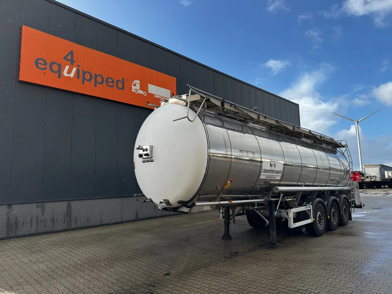 Feldbinder LEBENSMITTEL / LEVENSMIDDELEN FOOD / 33.500L / 3-COMP / PUMPE / NL-trailer / APK: 05-2026 - Poluprikolica cisterna: slika 1 Feldbinder LEBENSMITTEL / LEVENSMIDDELEN FOOD / 33.500L / 3-COMP / PUMPE / NL-trailer / APK: 05-2026 - Poluprikolica cisterna: slika 1