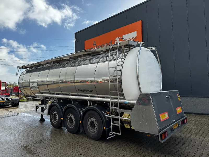 Feldbinder LEBENSMITTEL / LEVENSMIDDELEN FOOD / 33.500L / 3-COMP / PUMPE / NL-trailer / APK: 05-2026 - Poluprikolica cisterna: slika 4 Feldbinder LEBENSMITTEL / LEVENSMIDDELEN FOOD / 33.500L / 3-COMP / PUMPE / NL-trailer / APK: 05-2026 - Poluprikolica cisterna: slika 4