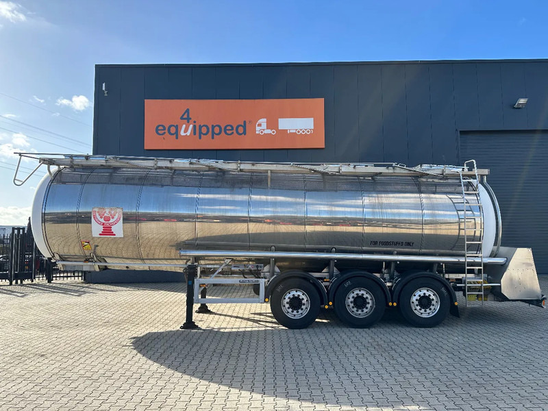 Feldbinder LEBENSMITTEL / LEVENSMIDDELEN FOOD / 33.500L / 3-COMP / PUMPE / NL-trailer / APK: 10-2026 - Poluprikolica cisterna: slika 2 Feldbinder LEBENSMITTEL / LEVENSMIDDELEN FOOD / 33.500L / 3-COMP / PUMPE / NL-trailer / APK: 10-2026 - Poluprikolica cisterna: slika 2