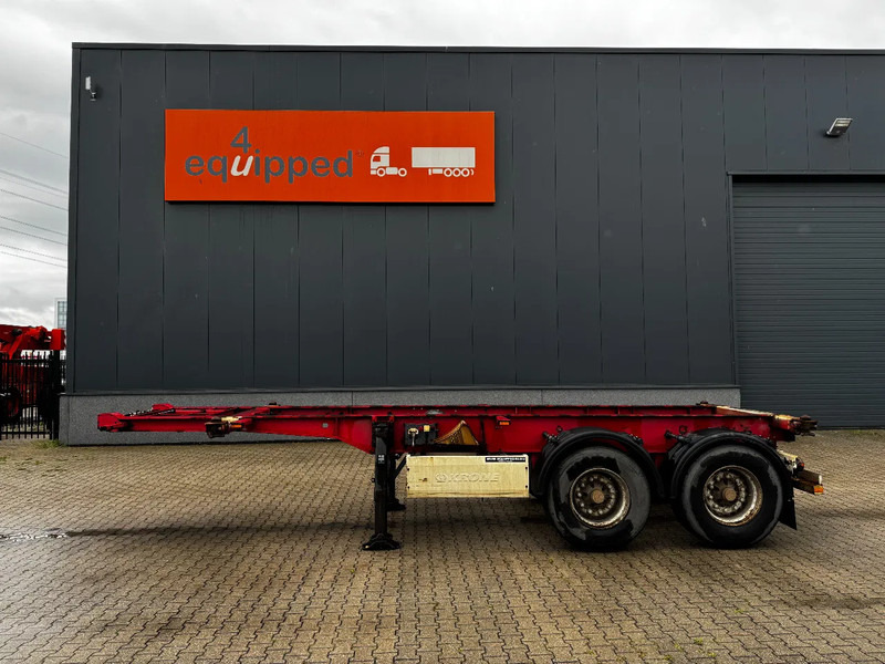 Krone 2-assig 20FT chassis, BPW + trommel, luchtvering, leeggewicht: 3.180kg - Poluprikolica za prevoz kontejnera/ Poluprikolica sa promenjivim sandukom: slika 3 Krone 2-assig 20FT chassis, BPW + trommel, luchtvering, leeggewicht: 3.180kg - Poluprikolica za prevoz kontejnera/ Poluprikolica sa promenjivim sandukom: slika 3