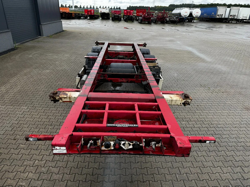 Krone 2-assig 20FT chassis, BPW + trommel, luchtvering, leeggewicht: 3.180kg - Poluprikolica za prevoz kontejnera/ Poluprikolica sa promenjivim sandukom: slika 2 Krone 2-assig 20FT chassis, BPW + trommel, luchtvering, leeggewicht: 3.180kg - Poluprikolica za prevoz kontejnera/ Poluprikolica sa promenjivim sandukom: slika 2