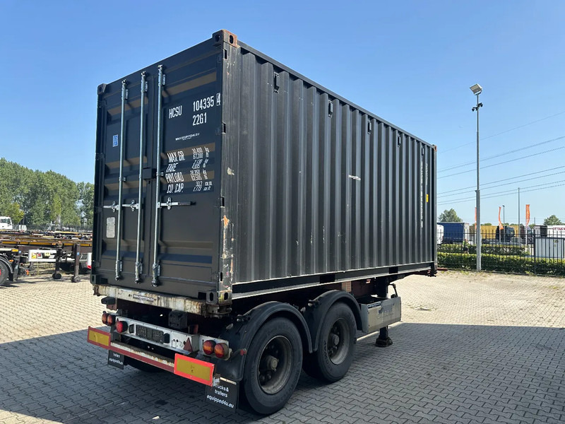 Krone 2-axle 20FT chassis + 20FT DV 8'6" container ONE-WAY - Poluprikolica za prevoz kontejnera/ Poluprikolica sa promenjivim sandukom: slika 4 Krone 2-axle 20FT chassis + 20FT DV 8'6" container ONE-WAY - Poluprikolica za prevoz kontejnera/ Poluprikolica sa promenjivim sandukom: slika 4