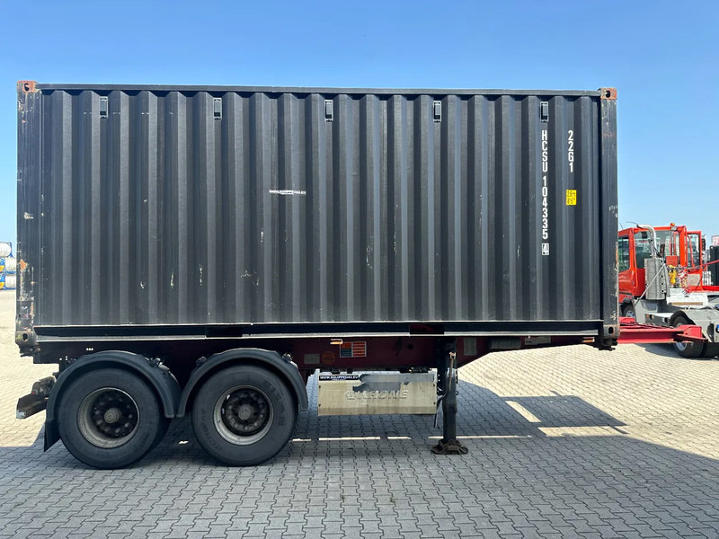 Krone 2-axle 20FT chassis + 20FT DV 8'6" container ONE-WAY - Poluprikolica za prevoz kontejnera/ Poluprikolica sa promenjivim sandukom: slika 3 Krone 2-axle 20FT chassis + 20FT DV 8'6" container ONE-WAY - Poluprikolica za prevoz kontejnera/ Poluprikolica sa promenjivim sandukom: slika 3