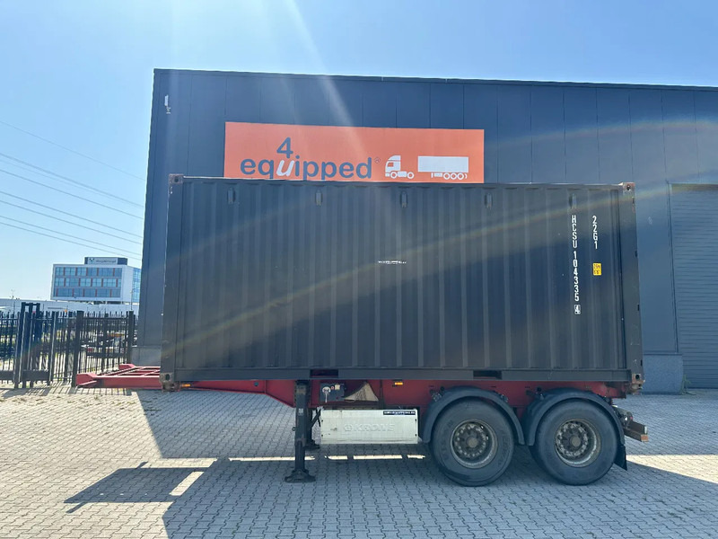 Krone 2-axle 20FT chassis + 20FT DV 8'6" container ONE-WAY - Poluprikolica za prevoz kontejnera/ Poluprikolica sa promenjivim sandukom: slika 2 Krone 2-axle 20FT chassis + 20FT DV 8'6" container ONE-WAY - Poluprikolica za prevoz kontejnera/ Poluprikolica sa promenjivim sandukom: slika 2