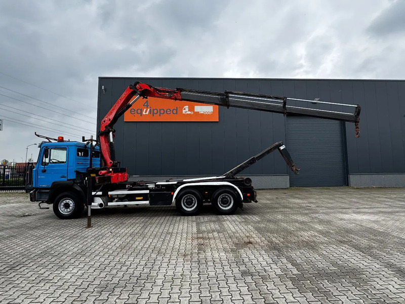 MAN FE 410A, 6x4, EURO 2, Palfinger PK17000 Crane + VDL HOOK, full spring, manual gearbox, MOT 9/2025 - Kamion sa hidrauličnom kukom, Kamion sa dizalicom: slika 3 MAN FE 410A, 6x4, EURO 2, Palfinger PK17000 Crane + VDL HOOK, full spring, manual gearbox, MOT 9/2025 - Kamion sa hidrauličnom kukom, Kamion sa dizalicom: slika 3