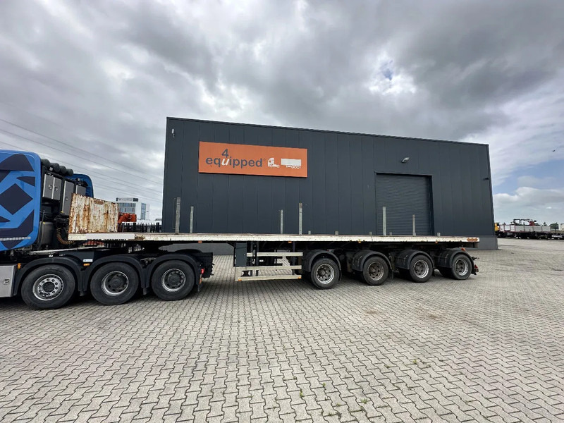 Nooteboom OVB-73-04, 73 tons 4-axle Ballast trailer, 3 hydraulic steering axles, 75% tyres, MOT 03/2026 - Plato poluprikolica: slika 2 Nooteboom OVB-73-04, 73 tons 4-axle Ballast trailer, 3 hydraulic steering axles, 75% tyres, MOT 03/2026 - Plato poluprikolica: slika 2