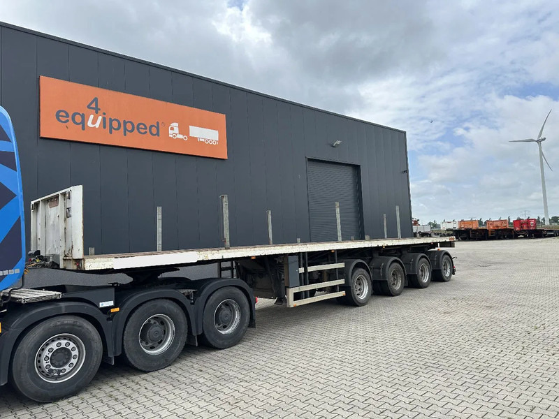 Nooteboom OVB-73-04, 73 tons 4-axle Ballast trailer, 3 hydraulic steering axles, 75% tyres, MOT 03/2026 - Plato poluprikolica: slika 1 Nooteboom OVB-73-04, 73 tons 4-axle Ballast trailer, 3 hydraulic steering axles, 75% tyres, MOT 03/2026 - Plato poluprikolica: slika 1