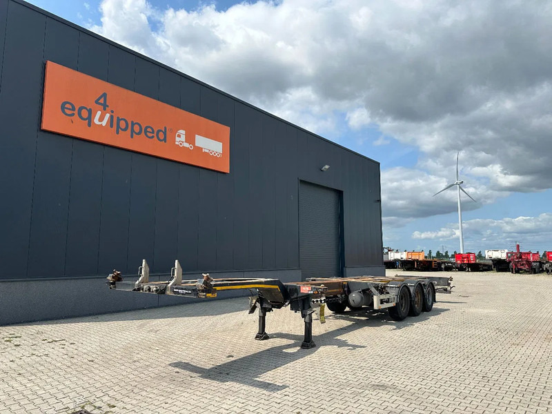 Pacton FLEX XL 45FT HC multi (2x extendable), liftaxle, SAF + DRUM, NL-chassis - Poluprikolica za prevoz kontejnera/ Poluprikolica sa promenjivim sandukom: slika 1 Pacton FLEX XL 45FT HC multi (2x extendable), liftaxle, SAF + DRUM, NL-chassis - Poluprikolica za prevoz kontejnera/ Poluprikolica sa promenjivim sandukom: slika 1
