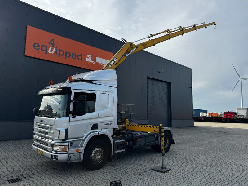 Scania P114-340 + HIAB 19-5 crane + remote / Euro-3 / 3 pedals / NL-truck / APK: 12-2025 - Kamion sa dizalicom: slika 2 Scania P114-340 + HIAB 19-5 crane + remote / Euro-3 / 3 pedals / NL-truck / APK: 12-2025 - Kamion sa dizalicom: slika 2