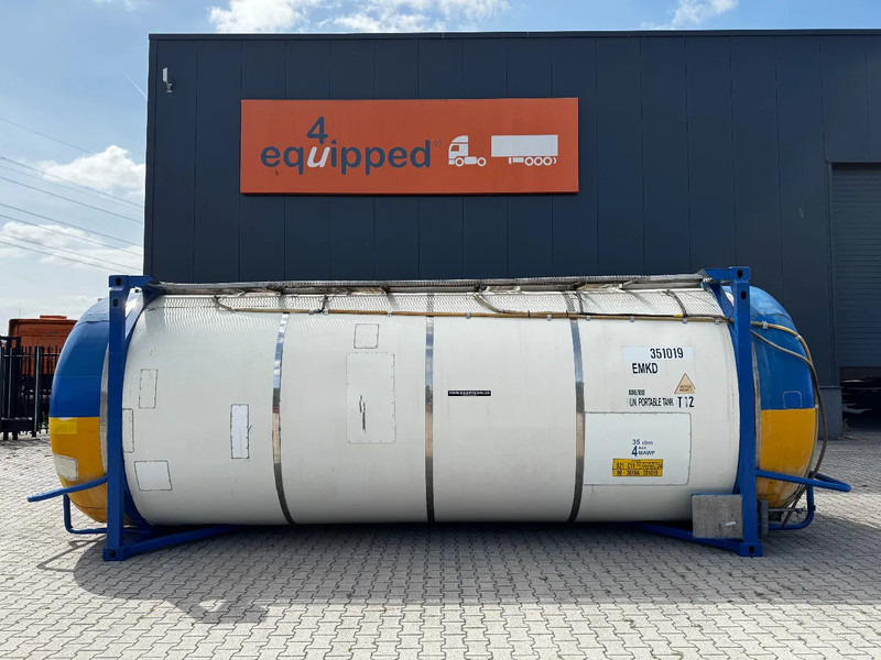 UBH 20FT SWAP 34.570L, 4 baffles / 5 holes / T12 / 5Y-test valid till 07/2026 - Tank kontejner: slika 2 UBH 20FT SWAP 34.570L, 4 baffles / 5 holes / T12 / 5Y-test valid till 07/2026 - Tank kontejner: slika 2