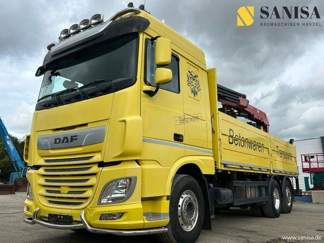 DAF XF 480/HMF 2530 L-CR Kran/Lenk/Lift/Baustoff - Kamion sa dizalicom: slika 2 DAF XF 480/HMF 2530 L-CR Kran/Lenk/Lift/Baustoff - Kamion sa dizalicom: slika 2