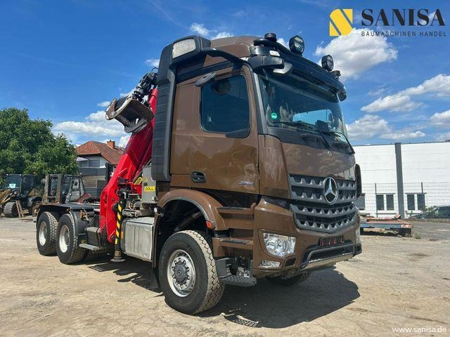 Mercedes-Benz Arocs 3351/6x6/Palfinger Epolsion S260/Langholz - Šticar: slika 1 Mercedes-Benz Arocs 3351/6x6/Palfinger Epolsion S260/Langholz - Šticar: slika 1