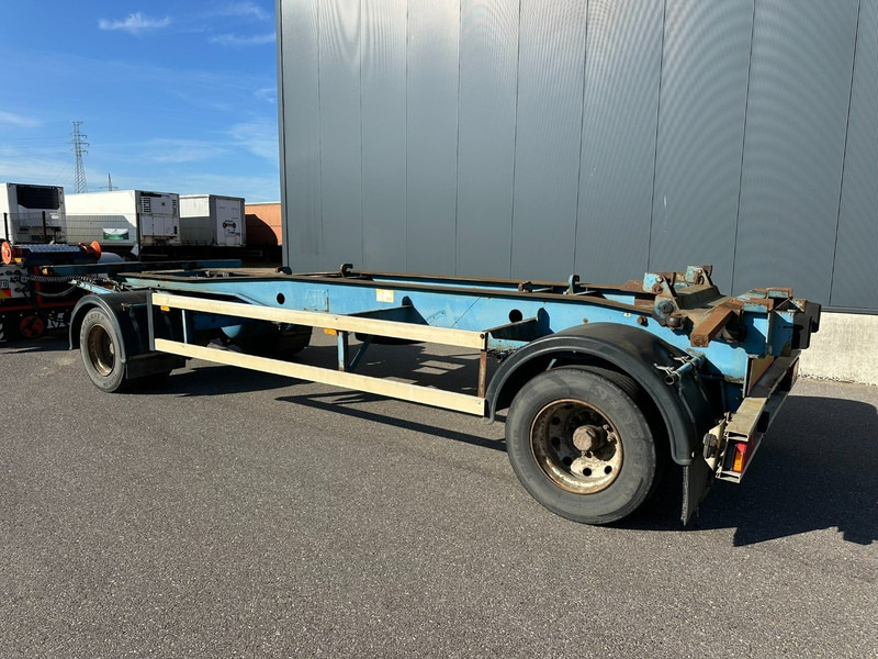 AJK AEEL/10-20 - 20T CONTAINERAANHANGER LUCHTVERING - DRUM BRAKES - AIR SUSP. - GIGANT ASSEN - 40mm - BELGISCHE PAPIEREN - Prikolica za prevoz kontejnera/ Prikolica sa promenjivim sandukom: slika 3 AJK AEEL/10-20 - 20T CONTAINERAANHANGER LUCHTVERING - DRUM BRAKES - AIR SUSP. - GIGANT ASSEN - 40mm - BELGISCHE PAPIEREN - Prikolica za prevoz kontejnera/ Prikolica sa promenjivim sandukom: slika 3
