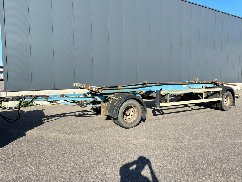 AJK AEEL/10-20 - 20T CONTAINERAANHANGER LUCHTVERING - DRUM BRAKES - AIR SUSP. - GIGANT ASSEN - 40mm - BELGISCHE PAPIEREN - Prikolica za prevoz kontejnera/ Prikolica sa promenjivim sandukom: slika 1 AJK AEEL/10-20 - 20T CONTAINERAANHANGER LUCHTVERING - DRUM BRAKES - AIR SUSP. - GIGANT ASSEN - 40mm - BELGISCHE PAPIEREN - Prikolica za prevoz kontejnera/ Prikolica sa promenjivim sandukom: slika 1