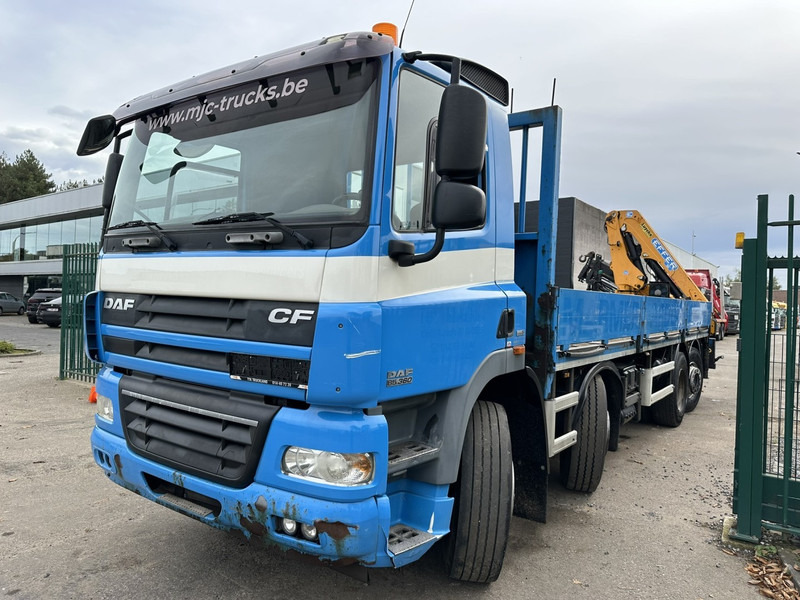 DAF CF 85.360 8x2 PRITSCHE 7m35 + KRAN EFFER 165-3S + RADIO - MANUAL GEARBOX ZF - EURO 5 - BE TRUCK - Kamion sa tovarnim sandukom, Kamion sa dizalicom: slika 4 DAF CF 85.360 8x2 PRITSCHE 7m35 + KRAN EFFER 165-3S + RADIO - MANUAL GEARBOX ZF - EURO 5 - BE TRUCK - Kamion sa tovarnim sandukom, Kamion sa dizalicom: slika 4