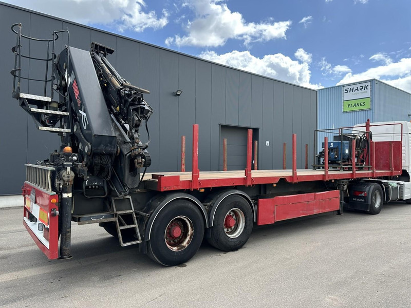 Kwb 2-AXLES PLATFORM + CRANE + HIAB 377 E-4 HIPRO + JIB 100X-3 + RADIO + ROTATOR - SAF axles - AIR SUSPENISION - BELGIAN REG. - Plato poluprikolica: slika 1 Kwb 2-AXLES PLATFORM + CRANE + HIAB 377 E-4 HIPRO + JIB 100X-3 + RADIO + ROTATOR - SAF axles - AIR SUSPENISION - BELGIAN REG. - Plato poluprikolica: slika 1
