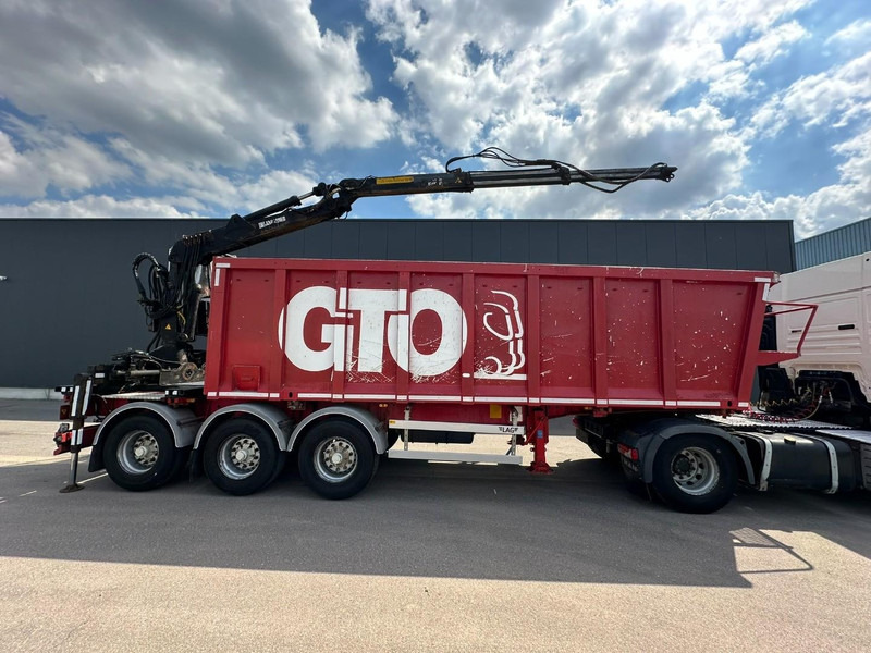 LAG 3-AXLES ALU BOX + CRANE JONSORED 1090 DT-CORTO + CABIN - 2x EXTENDABLE - 5/6 F - BELGIAN PAPERS - Plato poluprikolica: slika 3 LAG 3-AXLES ALU BOX + CRANE JONSORED 1090 DT-CORTO + CABIN - 2x EXTENDABLE - 5/6 F - BELGIAN PAPERS - Plato poluprikolica: slika 3