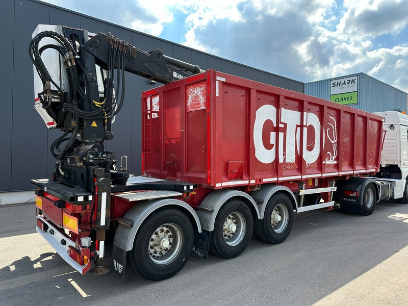 LAG 3-AXLES ALU BOX + CRANE JONSORED 1090 DT-CORTO + CABIN - 2x EXTENDABLE - 5/6 F - BELGIAN PAPERS - Plato poluprikolica: slika 5 LAG 3-AXLES ALU BOX + CRANE JONSORED 1090 DT-CORTO + CABIN - 2x EXTENDABLE - 5/6 F - BELGIAN PAPERS - Plato poluprikolica: slika 5