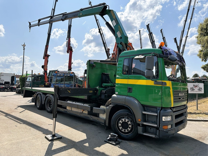 MAN TGA 26.360 6X2 BL + CRANE PALFINGER PK 18500 (4x) - LIFT + STEERING AXLE - PLATFORM 7m75 - MANUAL GEARBOX - Kamion sa dizalicom: slika 1 MAN TGA 26.360 6X2 BL + CRANE PALFINGER PK 18500 (4x) - LIFT + STEERING AXLE - PLATFORM 7m75 - MANUAL GEARBOX - Kamion sa dizalicom: slika 1