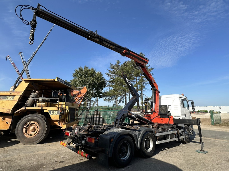 MAN TGA 33.360 6x4 HAAKSYSTEEM + KRAAN PALFINGER PK 15002 - MANUEEL - BLADVERIGN - NAAFREDUCTIE - BE TRUCK - Kamion sa hidrauličnom kukom, Kamion sa dizalicom: slika 4 MAN TGA 33.360 6x4 HAAKSYSTEEM + KRAAN PALFINGER PK 15002 - MANUEEL - BLADVERIGN - NAAFREDUCTIE - BE TRUCK - Kamion sa hidrauličnom kukom, Kamion sa dizalicom: slika 4