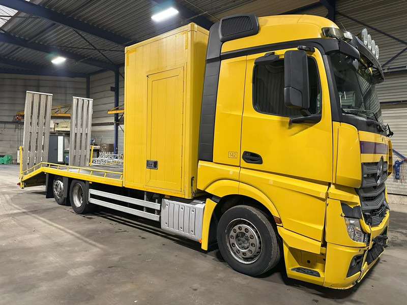 Mercedes-Benz ACTROS 2745 6x2 OPRIJWAGEN / AUTOTRANSPORTER / MACHINE TRANSPORTER - WINCH - 6m10 - EURO 5 - LIFT AXLE - HYDR RAMPS - NL TRUCK - Šlep vozilo: slika 1 Mercedes-Benz ACTROS 2745 6x2 OPRIJWAGEN / AUTOTRANSPORTER / MACHINE TRANSPORTER - WINCH - 6m10 - EURO 5 - LIFT AXLE - HYDR RAMPS - NL TRUCK - Šlep vozilo: slika 1