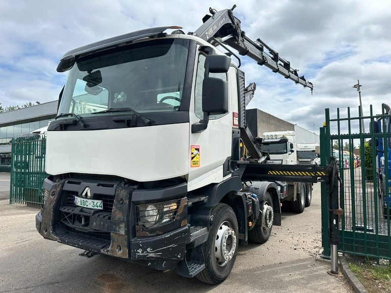 Renault C460 8x4 HOOKLIFT + CRANE HIAB 288 E-6 HIDUO - RADIO - 5/6 F - STEEL SPRING / HUB REDUCTION - Kamion sa dizalicom: slika 3 Renault C460 8x4 HOOKLIFT + CRANE HIAB 288 E-6 HIDUO - RADIO - 5/6 F - STEEL SPRING / HUB REDUCTION - Kamion sa dizalicom: slika 3