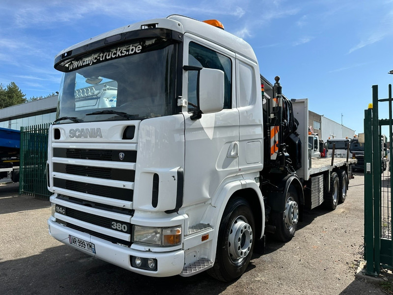 Scania 114C-380 8x4 + CRANE HIAB 700 E-5 - PLATFORM 6m80 + TWISTLOCKS - MANUAL - RETARDER - STEEL SPRING / BIG AXLE HUB REDUCTION - AP ACHSEN - Kamion sa dizalicom: slika 3 Scania 114C-380 8x4 + CRANE HIAB 700 E-5 - PLATFORM 6m80 + TWISTLOCKS - MANUAL - RETARDER - STEEL SPRING / BIG AXLE HUB REDUCTION - AP ACHSEN - Kamion sa dizalicom: slika 3