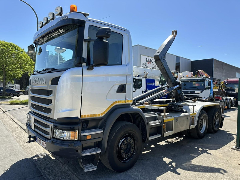 Scania G450 6x4 HAAKSYSTEEM AJK 20T - 5760mm - 3m90 WB - BLADVERING / NAAFREDUCTIE - EURO 6 - BE TRUCK - Kamion sa hidrauličnom kukom: slika 3 Scania G450 6x4 HAAKSYSTEEM AJK 20T - 5760mm - 3m90 WB - BLADVERING / NAAFREDUCTIE - EURO 6 - BE TRUCK - Kamion sa hidrauličnom kukom: slika 3