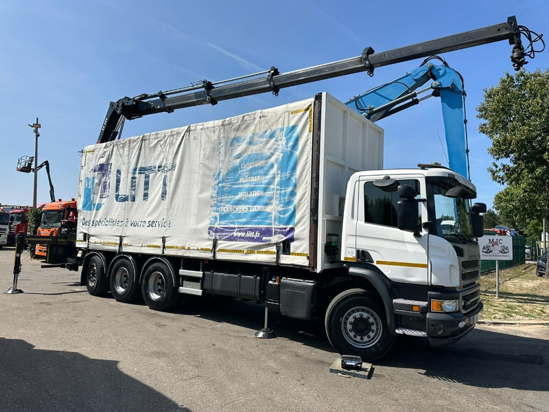 Scania P410 8x4 TRIDEM PRITSCHE PLANE + KRAN HIAB 244 EP-4 HIDUO - RETARDER - LIFT + STEERING AXLE - *327.000km* - RADIO - Kamion sa ceradom, Kamion sa dizalicom: slika 2 Scania P410 8x4 TRIDEM PRITSCHE PLANE + KRAN HIAB 244 EP-4 HIDUO - RETARDER - LIFT + STEERING AXLE - *327.000km* - RADIO - Kamion sa ceradom, Kamion sa dizalicom: slika 2