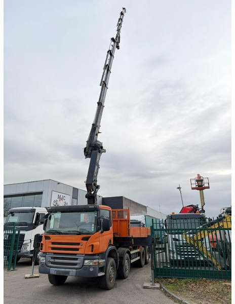 Kamion sa tovarnim sandukom, Kamion sa dizalicom Scania P420 8X4 PRITSCHE + (25m) KRAN HIAB 422 E-5 HIPRO + JIB 100X-4 - RETARDER - *284.000km* - MANUAL - STEEL SPRING - EURO 3 - BE TRUCK: slika 18 Kamion sa tovarnim sandukom, Kamion sa dizalicom Scania P420 8X4 PRITSCHE + (25m) KRAN HIAB 422 E-5 HIPRO + JIB 100X-4 - RETARDER - *284.000km* - MANUAL - STEEL SPRING - EURO 3 - BE TRUCK: slika 18