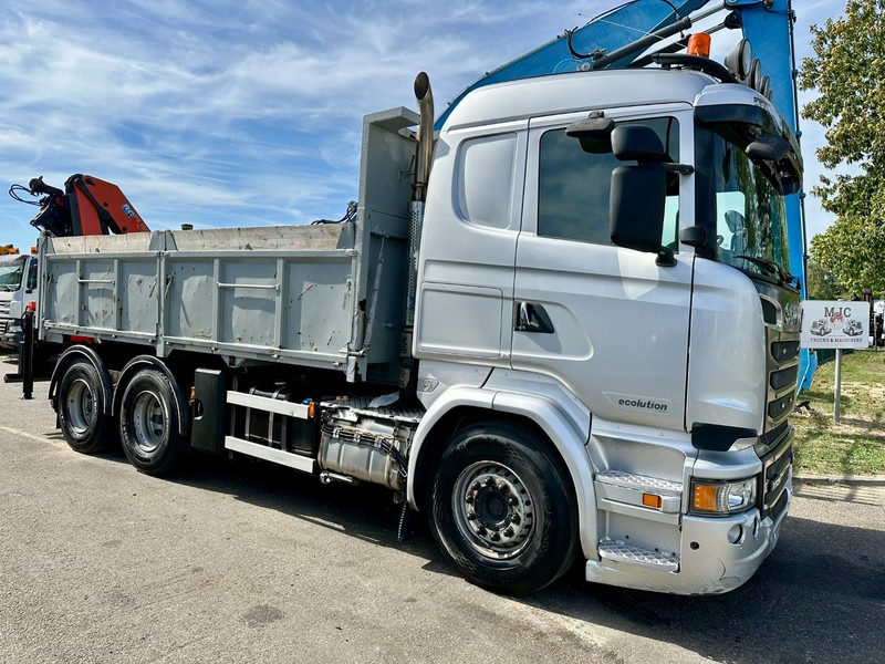 Scania R520 6x4 TIPPER + CRANE PALFINGER PK 15002 A - TRACTOR UNIT - RETARDER - *FULL AIR* - EUR 6 - BE TRUCK - Istovarivač, Kamion sa dizalicom: slika 2 Scania R520 6x4 TIPPER + CRANE PALFINGER PK 15002 A - TRACTOR UNIT - RETARDER - *FULL AIR* - EUR 6 - BE TRUCK - Istovarivač, Kamion sa dizalicom: slika 2