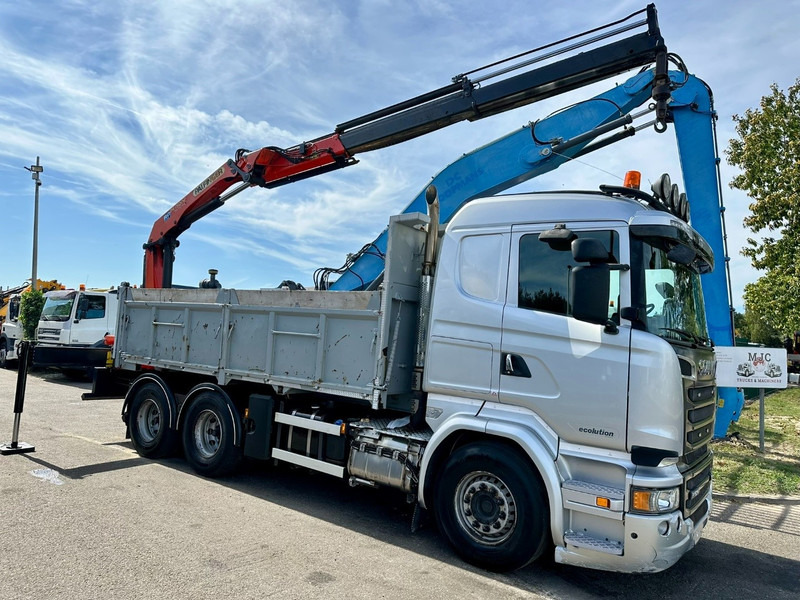 Scania R520 6x4 TIPPER + CRANE PALFINGER PK 15002 A - TRACTOR UNIT - RETARDER - *FULL AIR* - EUR 6 - BE TRUCK - Istovarivač, Kamion sa dizalicom: slika 4 Scania R520 6x4 TIPPER + CRANE PALFINGER PK 15002 A - TRACTOR UNIT - RETARDER - *FULL AIR* - EUR 6 - BE TRUCK - Istovarivač, Kamion sa dizalicom: slika 4
