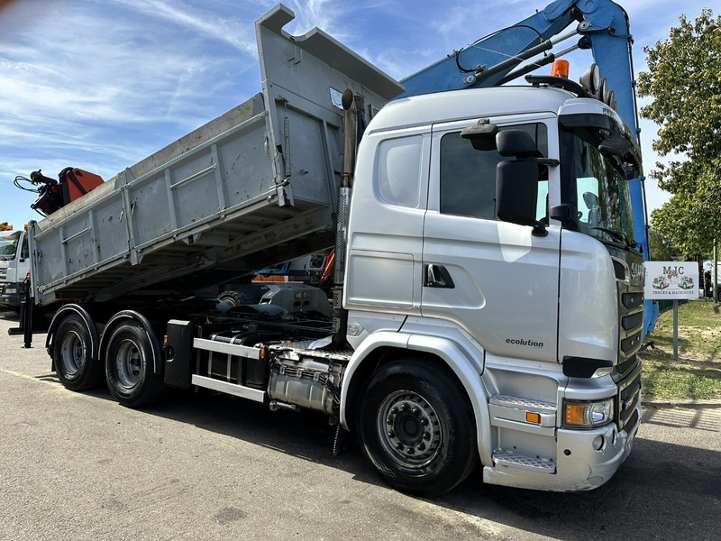 Scania R520 6x4 TIPPER + CRANE PALFINGER PK 15002 A - TRACTOR UNIT - RETARDER - *FULL AIR* - EUR 6 - BE TRUCK - Istovarivač, Kamion sa dizalicom: slika 3 Scania R520 6x4 TIPPER + CRANE PALFINGER PK 15002 A - TRACTOR UNIT - RETARDER - *FULL AIR* - EUR 6 - BE TRUCK - Istovarivač, Kamion sa dizalicom: slika 3