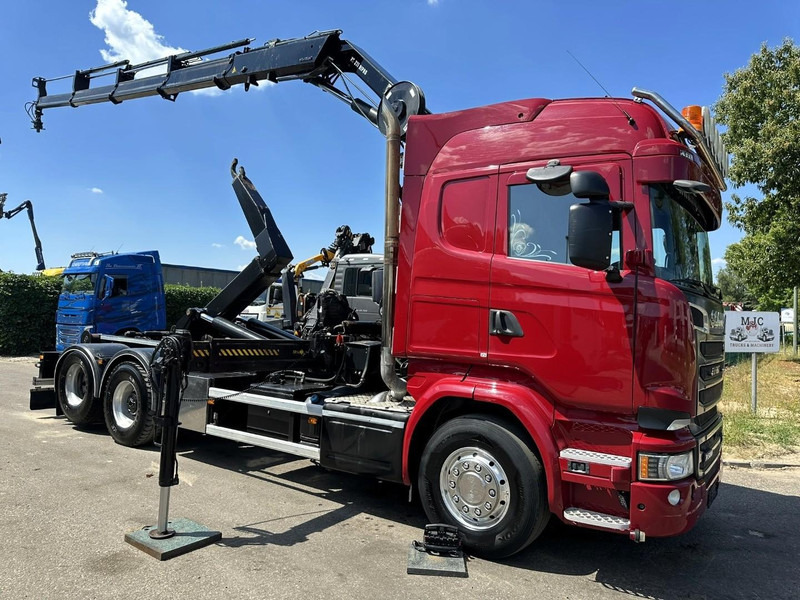 Scania R580 6X2 V8 HOOKLIFT + CRANE HIAB 211 E-4 HIPRO - ROTATOR - RETARDER - ALCOA ALU - RADIO - NL TRUCK - Kamion sa hidrauličnom kukom, Kamion sa dizalicom: slika 1 Scania R580 6X2 V8 HOOKLIFT + CRANE HIAB 211 E-4 HIPRO - ROTATOR - RETARDER - ALCOA ALU - RADIO - NL TRUCK - Kamion sa hidrauličnom kukom, Kamion sa dizalicom: slika 1