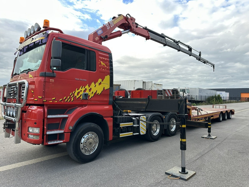 MAN TGA 33.530 6x4 - 90T + KRAN HMF 3720 K6 (17.3m) - RETARDER - MANUAL ZF - EURO 3 - 590.000km - ALCOA - BIG AXLES HUB REDUCTION - BE TRUCK - TOP ZUSTAND - Tegljač: slika 2 MAN TGA 33.530 6x4 - 90T + KRAN HMF 3720 K6 (17.3m) - RETARDER - MANUAL ZF - EURO 3 - 590.000km - ALCOA - BIG AXLES HUB REDUCTION - BE TRUCK - TOP ZUSTAND - Tegljač: slika 2