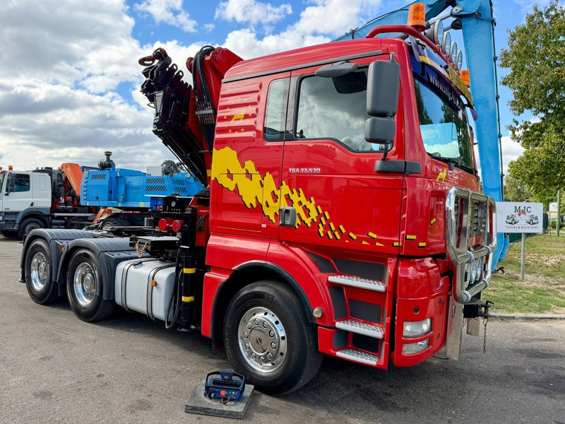 MAN TGA 33.530 6x4 - 90T ZSM + KRAN HMF 3720 K6 (17.3m) - RETARDER - MANUAL ZF - EURO 3 - 590.000km - ALCOA - BIG AXLES HUB REDUCTION - BE TRUCK - TOP CONDITION - Tegljač: slika 1 MAN TGA 33.530 6x4 - 90T ZSM + KRAN HMF 3720 K6 (17.3m) - RETARDER - MANUAL ZF - EURO 3 - 590.000km - ALCOA - BIG AXLES HUB REDUCTION - BE TRUCK - TOP CONDITION - Tegljač: slika 1
