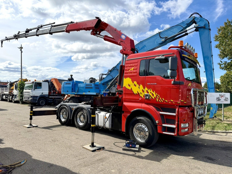 MAN TGA 33.530 6x4 - 90T ZSM + KRAN HMF 3720 K6 (17.3m) - RETARDER - MANUAL ZF - EURO 3 - 590.000km - ALCOA - BIG AXLES HUB REDUCTION - BE TRUCK - TOP CONDITION - Tegljač: slika 2 MAN TGA 33.530 6x4 - 90T ZSM + KRAN HMF 3720 K6 (17.3m) - RETARDER - MANUAL ZF - EURO 3 - 590.000km - ALCOA - BIG AXLES HUB REDUCTION - BE TRUCK - TOP CONDITION - Tegljač: slika 2