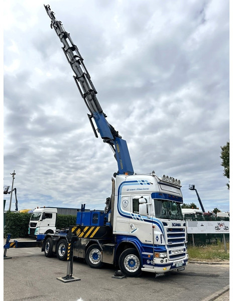 Scania R500 8x2 ZSM + KRAN 100Tm! PALFINGER PK100002 G 8x + 1 ME - RETARDER - ALCOA DURA BRIGHT - LIFT + STEERING - 5/6 HYDR F - TÜV 05/2026 - TOP CONDITION - Tegljač: slika 5 Scania R500 8x2 ZSM + KRAN 100Tm! PALFINGER PK100002 G 8x + 1 ME - RETARDER - ALCOA DURA BRIGHT - LIFT + STEERING - 5/6 HYDR F - TÜV 05/2026 - TOP CONDITION - Tegljač: slika 5