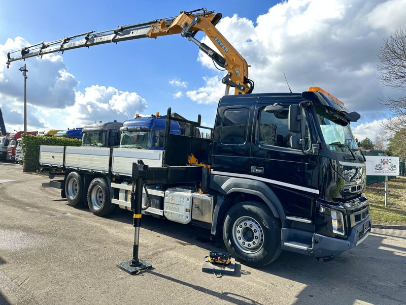 Volvo FMX 370 6x2 PLATFORM 6M35 + CRANE EFFER 215/6S -*127.000km* - LIFT AXLE - DOUBLE WHEELS - I SHIFT - EURO 6 - BE PAPERS - Kamion sa dizalicom: slika 1 Volvo FMX 370 6x2 PLATFORM 6M35 + CRANE EFFER 215/6S -*127.000km* - LIFT AXLE - DOUBLE WHEELS - I SHIFT - EURO 6 - BE PAPERS - Kamion sa dizalicom: slika 1