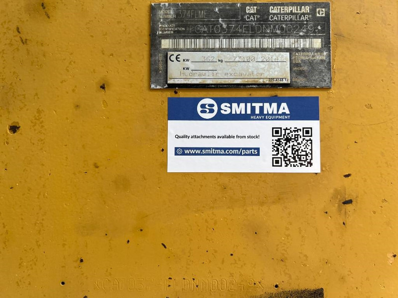 Bager guseničar Cat 374FL ME | U/C 70%: slika 7