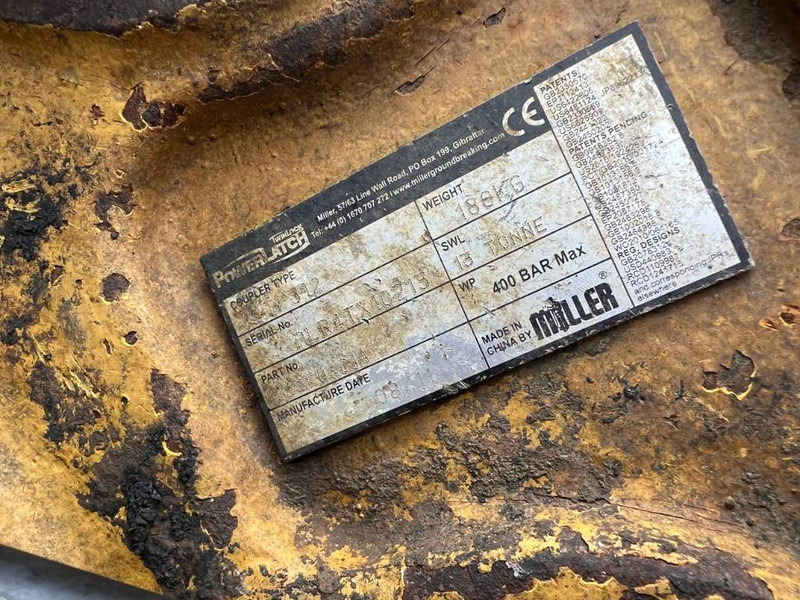 Brza spojnica za Građevinska mašina Miller Caterpillar 311D / 312D / 312E / 313F / 314D / 314: slika 20