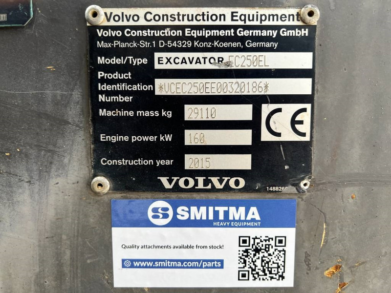 Volvo EC250E L - Bager guseničar: slika 5 Volvo EC250E L - Bager guseničar: slika 5